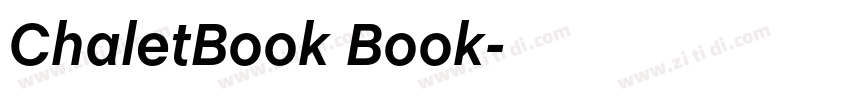ChaletBook Book字体转换 ChaletBook Book字体转换